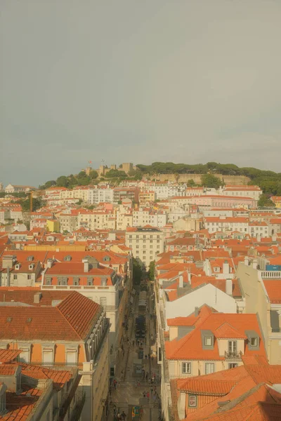 ポルトガルのリスボン 2023年6月2日 ポルトガルのリスボンにある歴史的建造物の空中ビューは 街の豊かな建築遺産を紹介します — ストック写真
