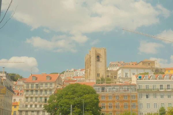 Лиссабон Португалия Июня 2023 Года Очаровательный Вид Исторические Здания Лиссабоне — стоковое фото