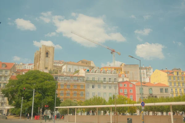 Лиссабон Португалия Июня 2023 Года Очаровательный Вид Исторические Здания Лиссабоне — стоковое фото