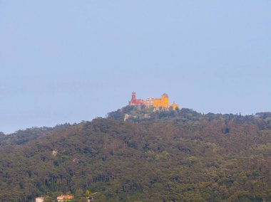 Portekiz, Sintra 'daki Monserrate Sarayı' nın hava aracı görüntüsü