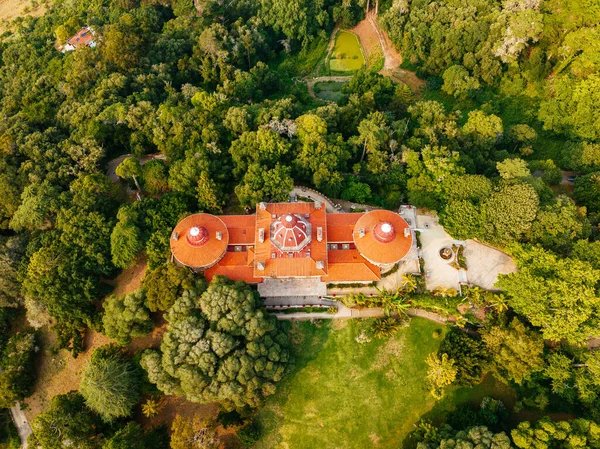 Vista Aérea Del Pintoresco Palacio Monserrate Sintra Portugal — Foto de Stock
