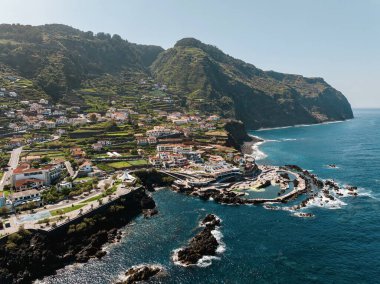 Portekiz, Madeira adasının güzel manzarası 