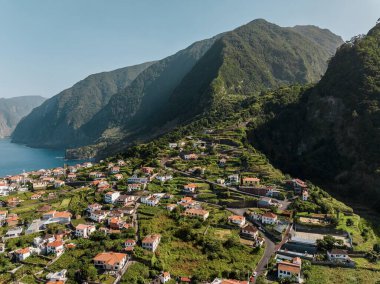 Portekiz, Madeira adasının güzel manzarası 