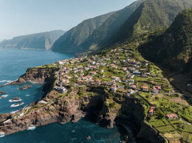 Portekiz, Madeira adasının güzel manzarası 