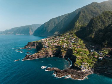 Portekiz, Madeira adasının güzel manzarası 