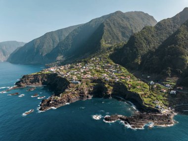 Portekiz, Madeira adasının güzel manzarası 