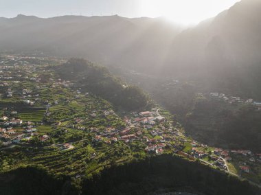 Portekiz, Madeira adasının güzel manzarası 