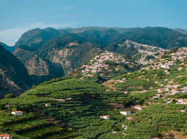 Portekiz, Madeira adasının güzel manzarası 