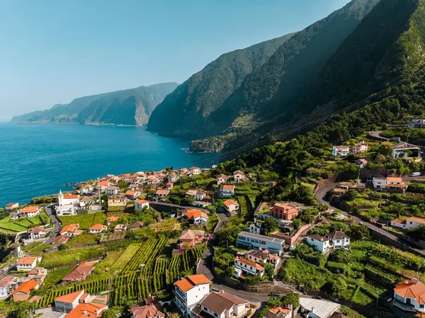Portekiz, Madeira adasının güzel manzarası 