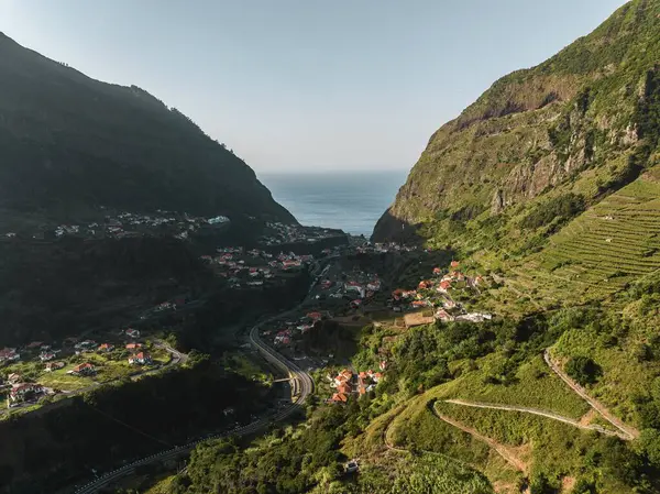 Portekiz, Madeira adasının güzel manzarası 