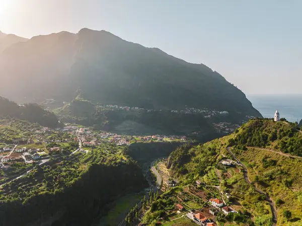 Portekiz, Madeira adasının güzel manzarası 