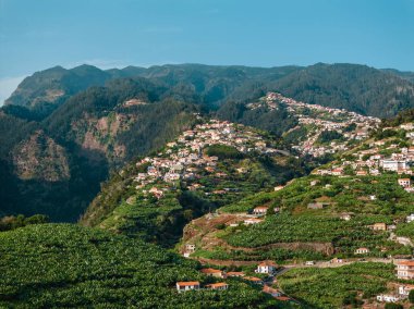 Portekiz, Madeira adasının güzel manzarası 