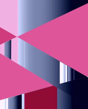 graphic design. pink and grey. geometric elements
