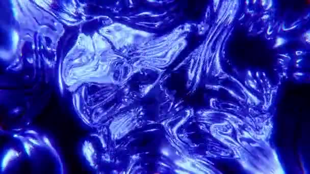 Água Superficial Líquida Animação Abstrata — Vídeo de Stock