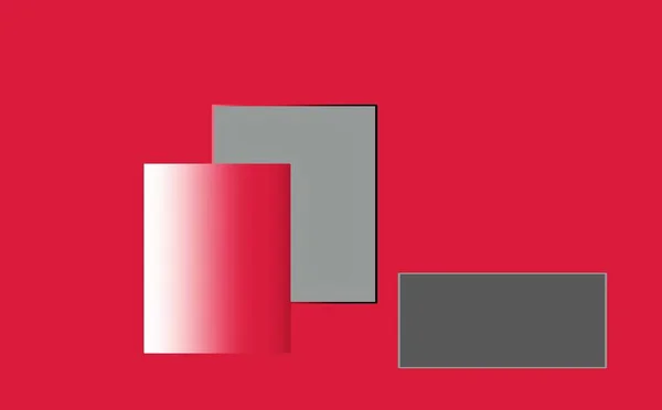 Fundo Colorido Vermelho Com Retângulos Ilustração Moderna Para Seu Negócio — Fotografia de Stock
