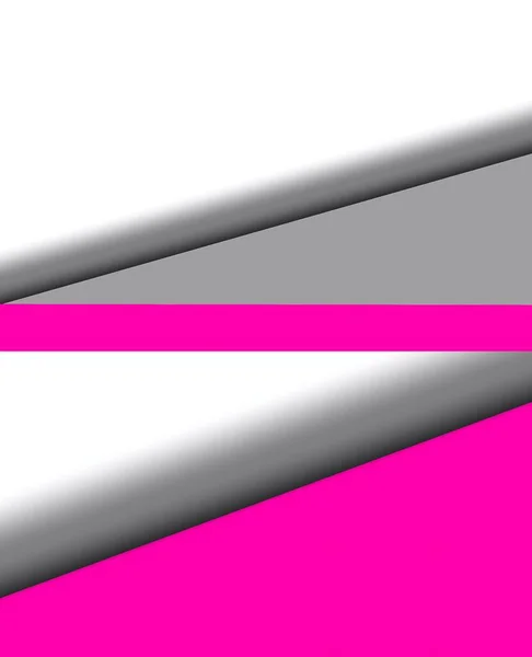 Αφηρημένη Απεικόνιση Γραμμές Λευκό Γκρι Και Ροζ — Φωτογραφία Αρχείου