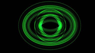 Geometrik şekilli soyut fraktal arkaplan