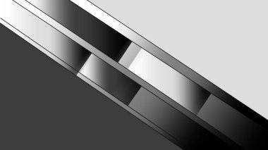 Modern beyaz ve siyah geometrik soyut afiş. soyut vektör tasarımı.