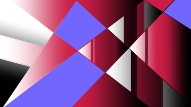 3d üçgen vektör asgari soyut arkaplan