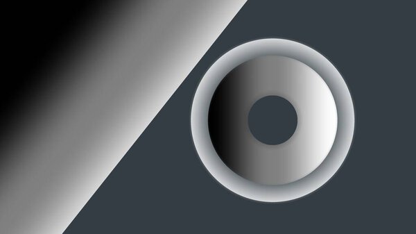 современный черный фон с черно-белым дизайном элементов круга