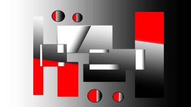 Soyut geometrik şekiller arka plan