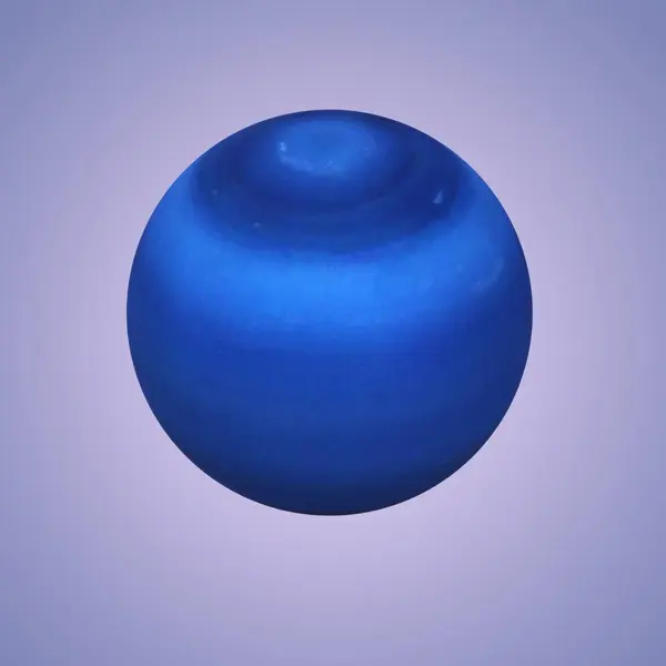 Mavi arka planda oynamak için mavi top. 3d oluşturma