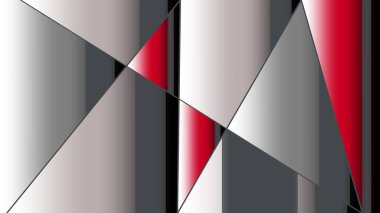 Soyut geometrik arkaplan. Renkli üçgenler, çokgen dokular. vektör illüstrasyonu.