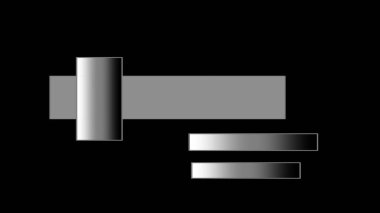 Siyah ve beyaz çerçeve kümesi