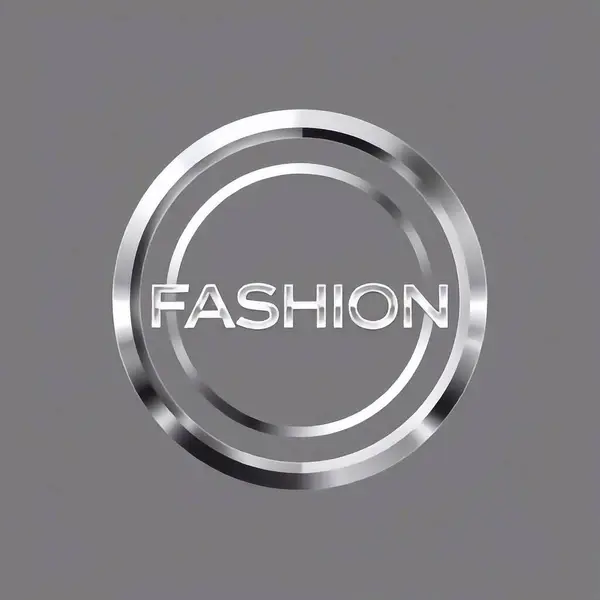 Arka planda modern moda logosu, vektör illüstrasyonu