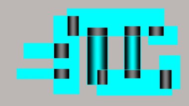 Soyut mavi arkaplan. 3d oluşturma