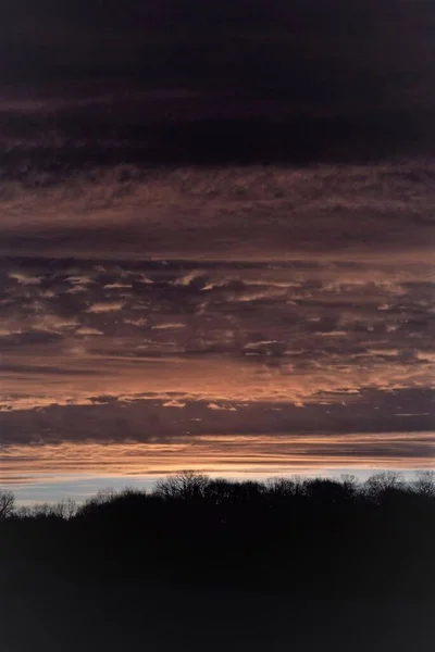 Malowniczy Widok Piękny Zachód Słońca — Zdjęcie stockowe
