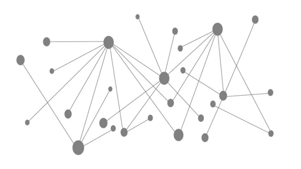 Communications network data process activity, data connect technology illustration background.