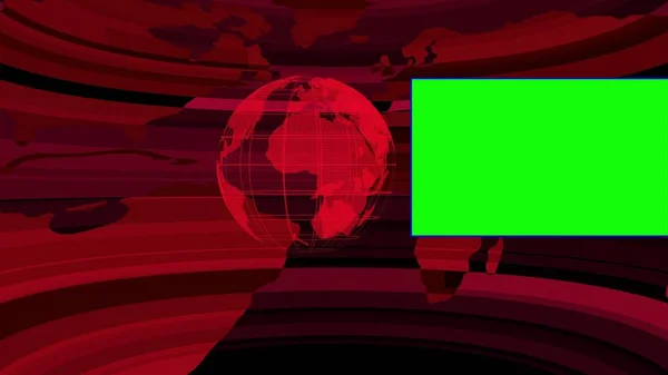 Virtual studio digital graphics breaking news Studio Background for news reporter.