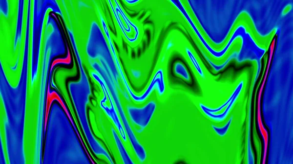 An illustration background of a colored ink mixed liquid green and blue color ink.