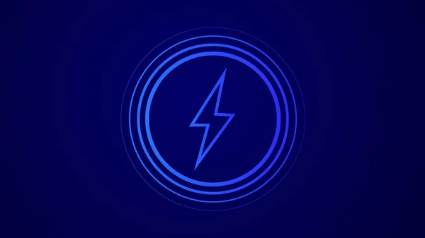 Logotype abstract electric power symbol illustration background. High-voltage electric power icon.