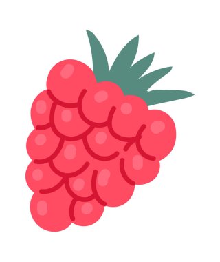 Olgun ahududu meyvesi ve canlı yeşil yapraklar, bu popüler böğürtlenin doğal tatlılık ve ferahlatıcı özelliklerini gösteriyor, sağlıklı yemek ve aşçılık için ideal.