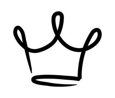 Zarif bir sanat eseri görkemli bir tacı temsil ediyor, gücü, otoriteyi ve başarıyı minimalist ve sanatsal tarzda temsil ediyor, kraliyet ve prestij için mükemmel.