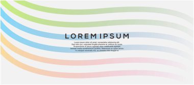 Abstract elegant background with flowing colorful lines wave