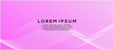 Pink background with abstract waves