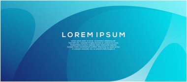 soyut dalgalar ile mavi arka plan