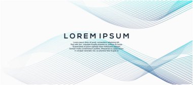 soyut dalgalar ile mavi arka plan