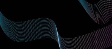 Black abstract background design