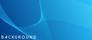 soyut dalgalar ile mavi arka plan