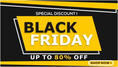 Gradient black friday landing page template