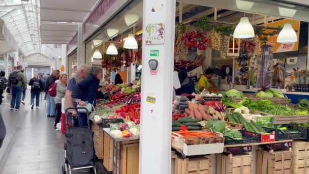 Овочева Підставка Італії — стокове відео