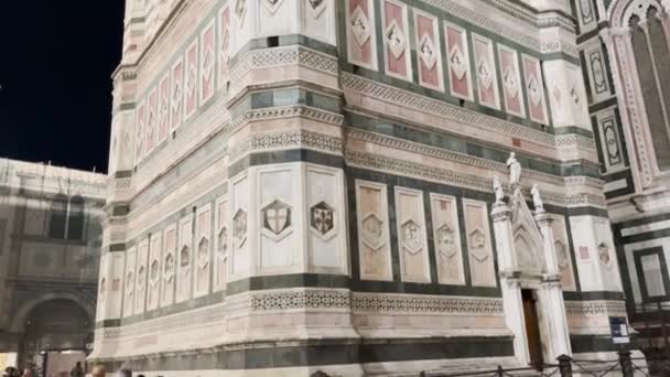Florens Toscana Italien 2023 Det Imponerande Campaniltornet Santa Maria Del — Stockvideo