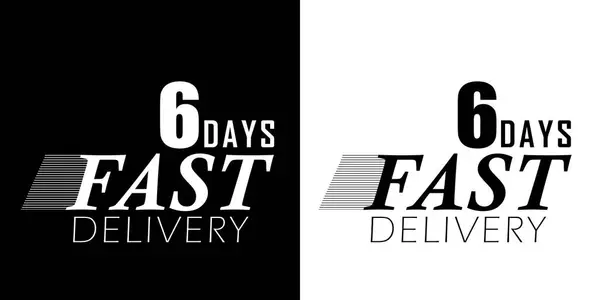 Fast delivery in 6 days. Express delivery, fast and urgent shipping