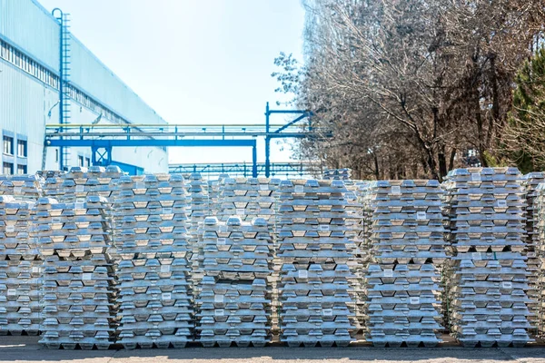Billette Estrusione Alluminio Ulteriore Purificazione Può Essere Effettuata Con Processo — Foto Stock