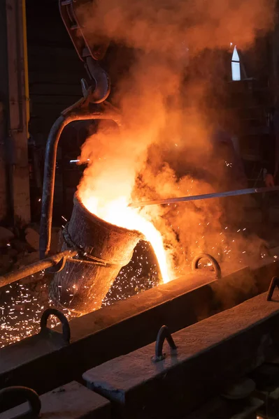 Casting Foundry Casting Process Which Solid Metal Shapes Castings Produced — 스톡 사진