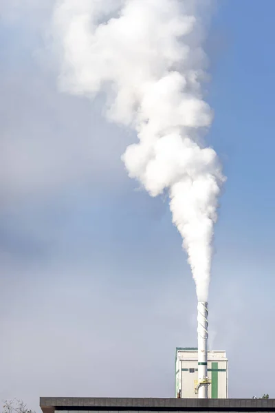 Endüstriyel Hava Kirliliği Hava Kirliliği Atmosferdeki Insan Diğer Canlıların Sağlığına — Stok fotoğraf